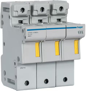 Corta Circuitos 14x51 40A 3P 4,5 Módulos