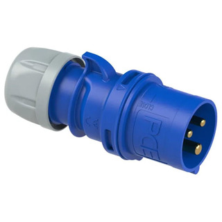 PC0136 FICHA MACHO CEE 3P 16A  IP44