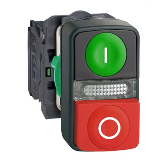 Botão Duplo Luminoso Com Led 230Vac XB5AW73731M5