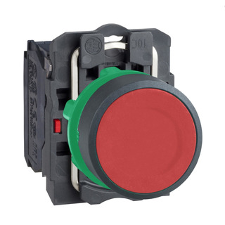 Botão Impulso Vermelho Com Contacto 1NF XB5AA42