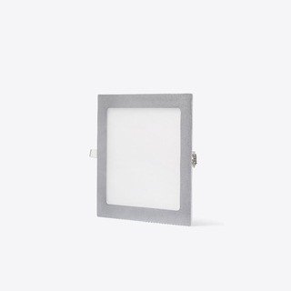 DownLed Quadrado Encastravel 18W 120º 1500 Lm IP20 5500K Aro Prata