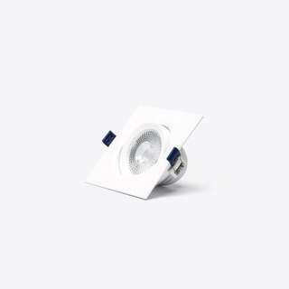 MiniDowLed Orientavel Quadrado 12W 45º 1020Lm 4000K Branco