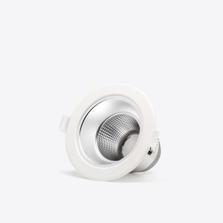 Downled Redondo Encastrar 10W 60º 800/ 850Lm IP20 3000/ 4000/ 5700K Aro Branco (5G) OFD10UCCT