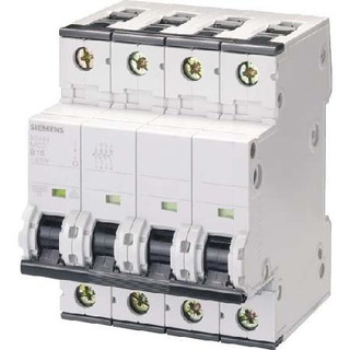 Disjuntor Modular 3P N 16A Curva C 10kA 5SY4616-7 #