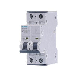 Disjuntor Modular 2P 6A Curva C AC/ DC 10Ka 5SY5206-7 #