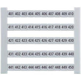 Dekafix Marcador para Bornes 401-450 por Ordem Crescente 0473460401 #