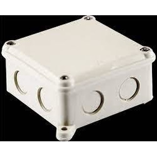 Caixa Derivação Estanque 80x80x37mm IP54 Livre de Halogéneo Creme