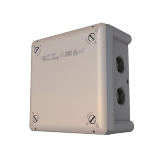 Caixa de Derivação 102x102x55 C/ Entradas Recortadas IP30 IK08 J100-P