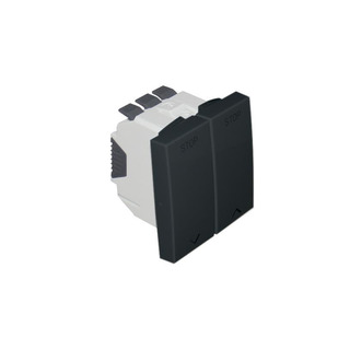 Inversor Persiana 2 Modulos Q45 Preto Mate #