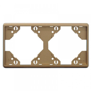 Espelho Duplo Vertical Serie 5000 Champanhe #