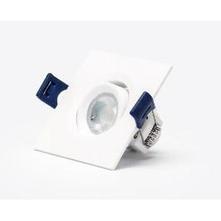 MinidownLed Orientavel Quadrado 3W 45º 261Lm 5700K Branco