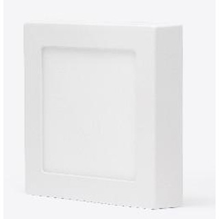 DownLed Quadrado Saliente 12W 120º 975 Lm IP20 5500K Aro Branco