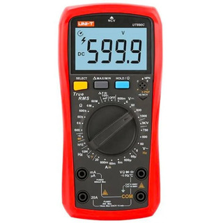 Multimetro Digital 1000Vdc 750Vac 20A ac/ dc 60ohms UNI-T 890C #