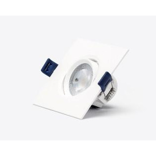 MiniDownLed Orientavel Quadrado 7W 45º 588Lm 4000k Branco