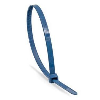 Abraçadeira Fivela/ Serrilha Detetável Azul 370x7,6mm 100Un DT360-075-SP #