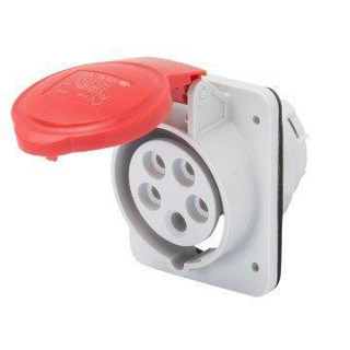 Tomada de Encastrar em Quadro 4P 32A 380-415V IP44 GW62220H