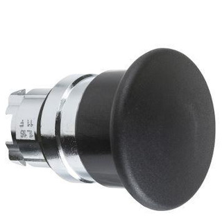 Cabeça de Cogumelo Sem Encravamento Preto para Furo 22mm ZB4BC2 #