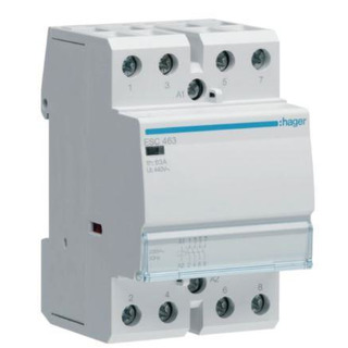Contactor Modular 63A 4NA 230V 3Módulos ESC463 #
