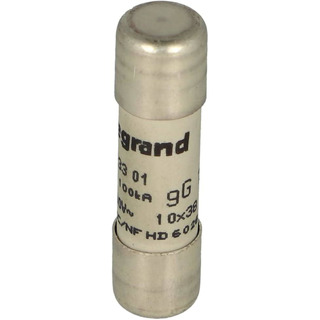 Fusivel Cilindrico 10X38 1Ah GL Fusão Rápida
