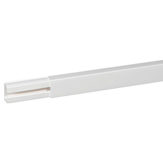 Calha DLP 40X20 Sem Separador Branca(Preço/ Mt) - Vendido em multiplos de 2 Mts