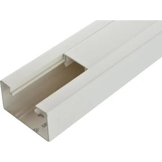 Calha DLP-S 85x50 Com Tampa 45mm Branco(Preço/ Mt) - Vendido em multiplos de 2 Mts