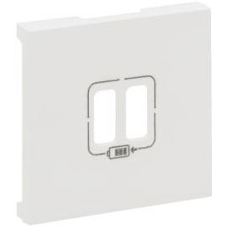 Niloé Step Centro Para Tomada USB Dupla Branca