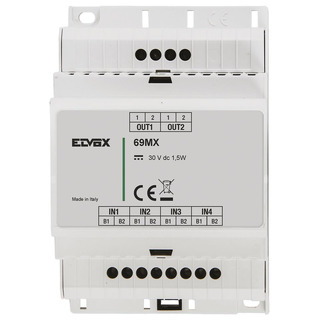 Concentrador Elvox 4 Postos Externos Duo Fili 69MX #