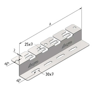 Perfil Distanciador em Z 200mm Zincado (ZCL40-200-PG) 14224