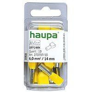 Ação 2024 Caixa de 10 Ponteira Dupla Isolada 6/ 14mm Amarelo