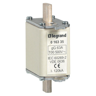 Fusível de Faca NH00 gG 63A 500V 016335 #