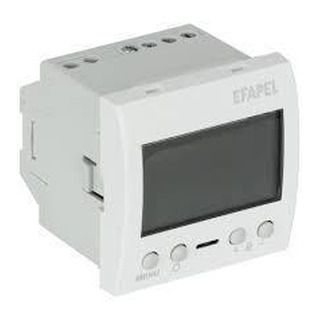 Termostato com IR 2 Modulos Branco Mate 45236 SBM