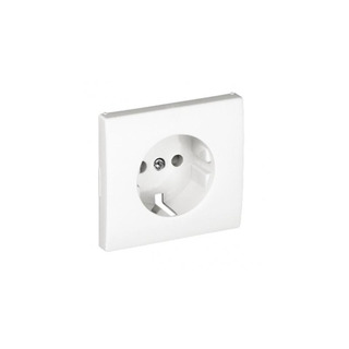 Centro Schuko com Obturador Serie 5000 Branco
