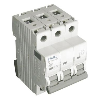 Disjuntor 3P 63A Curva D 6Ka 55163 3DS