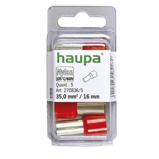 Ação 2024 Caixa de 5 Ponteira Isolada 35/ 16mm Vermelho