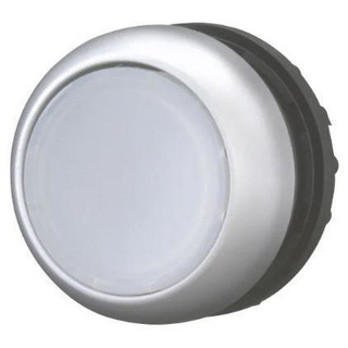 Botão Luminiso á Face Impulso Branco M22-DL-W#
