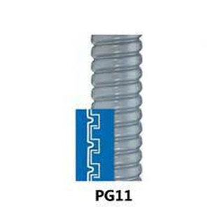 Bicha Metálica Revestida PVC PG11 Cinza MT 960.1100.0