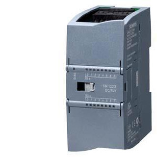 SIMATIC S7-1200, E/ S Digital SM 1223 8 Entradas Digitais 24Vdc 8 Saídas Digitais Relé 2A 6ES7223-1PH32-0XB0 #