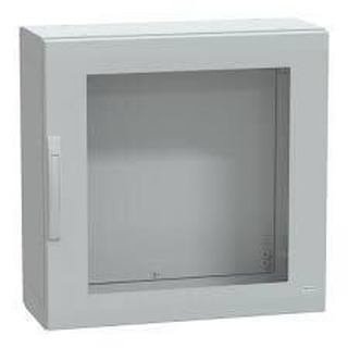 Armário Em Poliester Com Porta Transparente IP65 750x750x320mm NSYPLA773TG