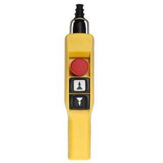 Botoneira em Flauta C/ Dois Botões de Pressão de Arranque e Botão de Emergência IP65 XACA2173 #