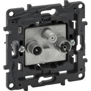 Niloé Step Centro Para Tomada USB Dupla Branca