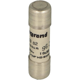 Fusivel Cilindrico 10x38 2Ah GL Fusão Rápida