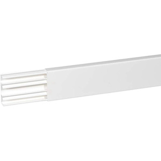 Calha DLP 75X20 Com Separador Branca(Preço/ Mt) - Vendido em multiplos de 2 Mts