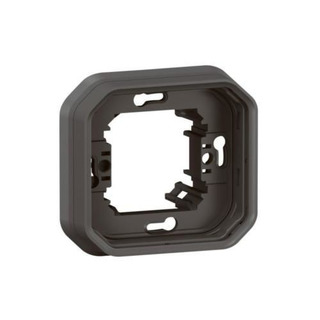Espelho Simples Encastrar Antracite Plexo 069606L