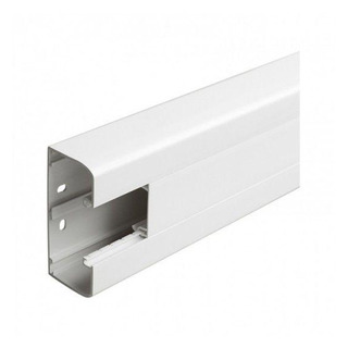 Calha Encaixe Direto 100x50 Com Tampa 45 075602(Preço/ Mt) - Vendido em multiplos de 2 Mts