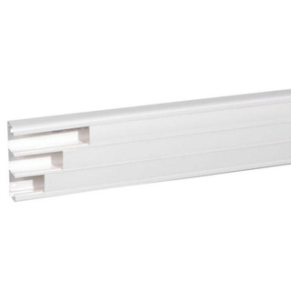 Calha DLP Antimicrobial 180x50mm Com 3 Tampas(Preço/ Mt) - Vendido em multiplos de 2 Mts