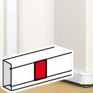 Junta de Tampa DLP Para Calha Antimicrobial 85x50mm