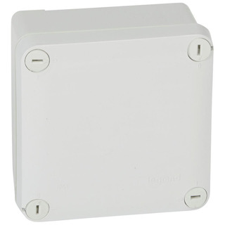 Caixa Derivação Plexo 105x105x55 Lisa IP54 Para Bucim Cinzento