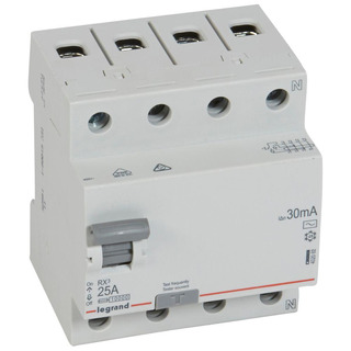 Interruptor Diferencial RX3 4P 25A 30mA