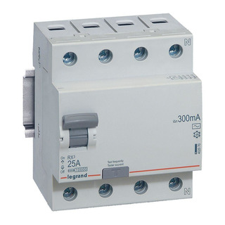 Interruptor Diferencial RX3 4P 25A 300mA