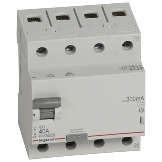 Interruptor Diferencial RX3 4P 40A 300mA